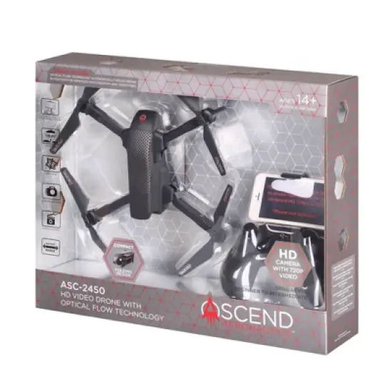 Ascend Aeronautics ASC-2450 Premium HD Video Drone with Optical Flow Technology image {1}