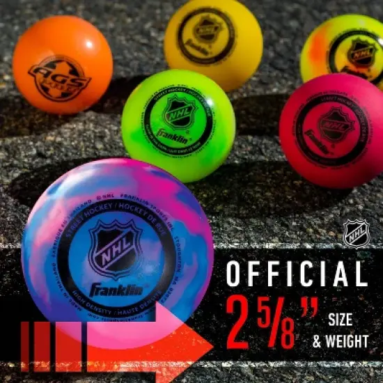Franklin Sports Extreme Color Hockey Balls - 3pk image {2}