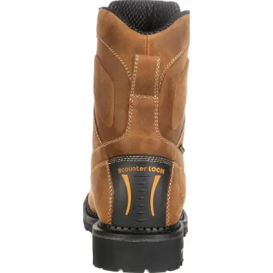 Men's Brown Georgia Boot Comfort Core Composite Toe Waterproof Logger Work Boot Size 10.5(Wide) image {3}