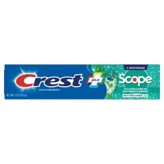 Crest + Scope Complete Whitening Toothpaste - Minty Fresh image {1}