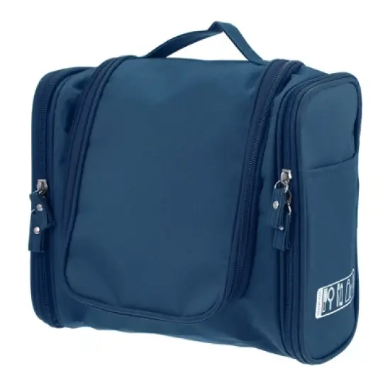 Unique Bargains Travel Makeup Bag Travel Toiletry Organizer Makeup Brush Holder Waterproof Oxford Cloth 1 Pcs image {10}