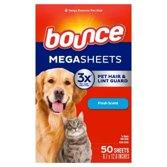 Bounce Pet Mega Dryer Sheet - 50ct image {7}