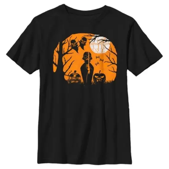 Boy's Star Wars Halloween Darth Vader Stormtroopers Spooky T-Shirt image {4}