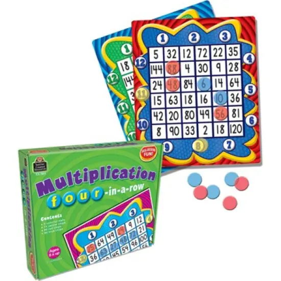Teacher Created Resources Multiplication: Four in a Row Game image {1}