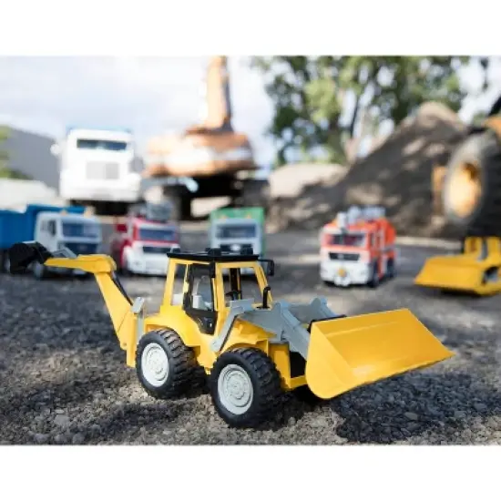 DRIVEN &ndash; Toy Digger Truck &ndash; Backhoe Loader &ndash; Midrange Series image {1}