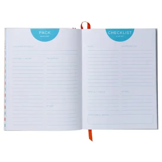 Gartner Studios Guided Journ 6"x8" Travel 192pg Cream Postage image {4}