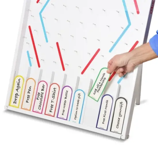 GoSports Dropster 3.8' x 2' Prize Drop Game with Customizable Slots image {4}