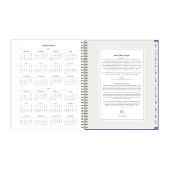 Blue Sky The Everygirl Weekly/Monthly Planning Calendar 8.5"x11" Rhine image {7}