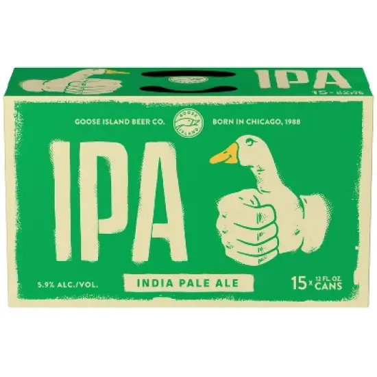 Goose Island IPA Beer - 15pk/12 fl oz Cans image {8}