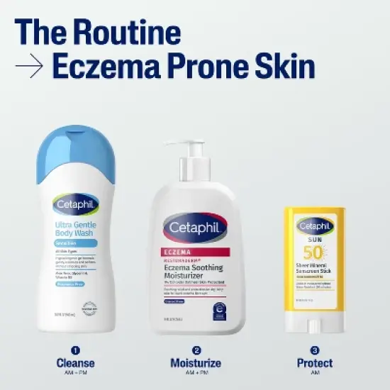Cetaphil Eczema Restoraderm Daily Soothing Moisturizer- 16 fl oz image {4}