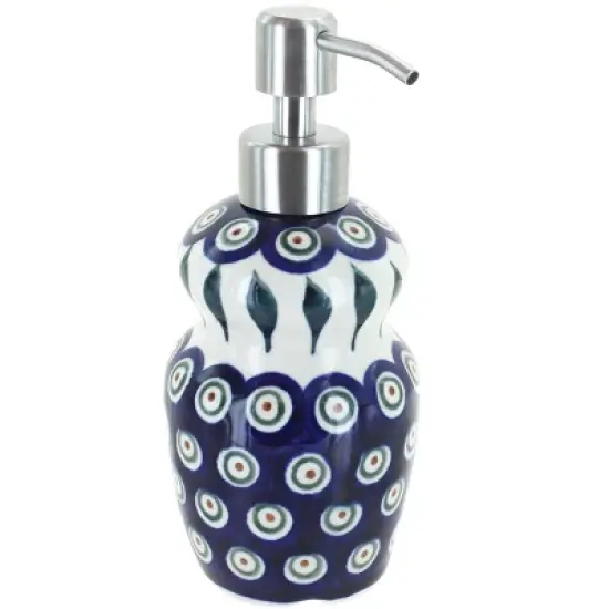 Blue Rose Polish Pottery 2018 Zaklady Soap Dispenser image {7}
