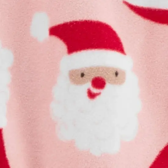 Carter's Just One You&reg; Toddler Snowflake Reindeer/Santa Fleece Footed Pajama image {2}