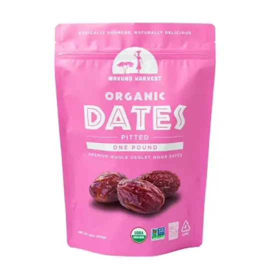 Mavuno Harvest Organic Pitted Dates Snacks, a Vegan & Gluten Free Healthy Snack with No Preservatives or Added Sugars image {5}