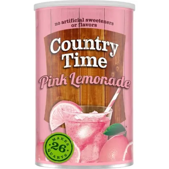 Country Time Pink Lemonade Drink Mix - 63 oz Canister image {8}