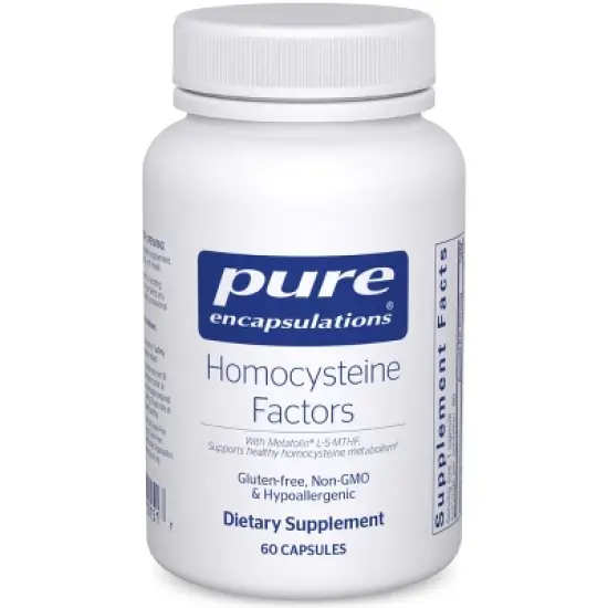 Pure Encapsulations Homocysteine Factors - Supplement to Support Normal Homocysteine Levels and Cardiovascular Health* image {9}