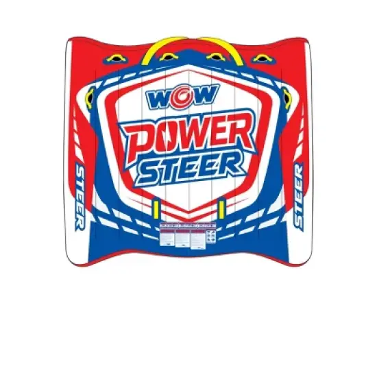 WOW Power Steer 3-Person Steerable Deck Tube image {6}