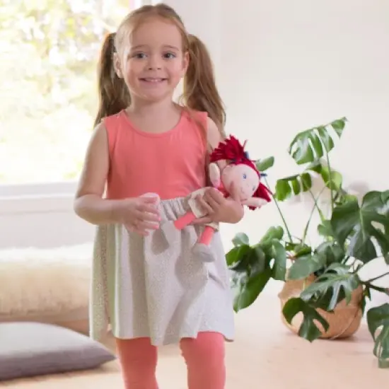 HABA Soft Doll Mirli 8" - First Baby Doll with Red Pigtails image {5}