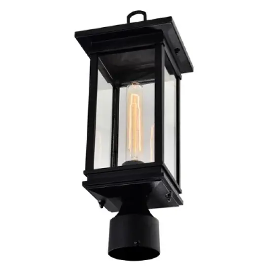 CWI Lighting,Oakwood 1 Light Outdoor Black Lantern Head image {2}