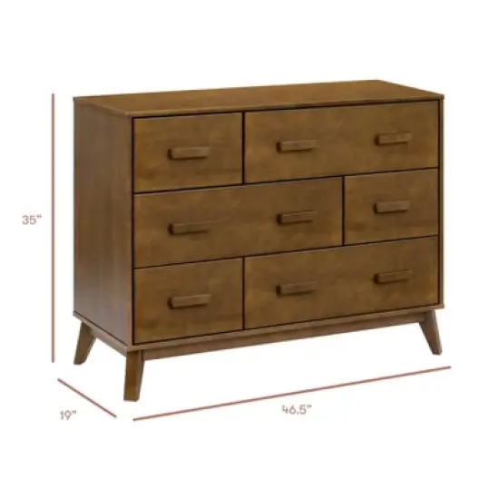 Babyletto Scoot 6 Drawer Dresser image {7}