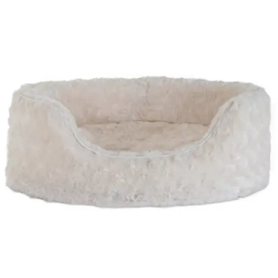 FurHaven Ultra Plush Oval Cuddler Dog Bed image {1}