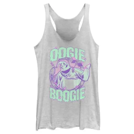 Women's The Nightmare Before Christmas Slimy Oogie Boogie Racerback Tank Top image {3}