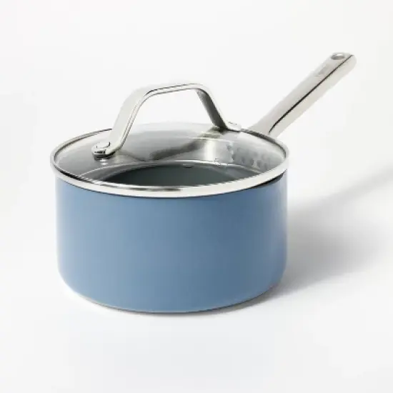 1.5qt Nonstick Ceramic Coated Aluminum Sauce Pan - Figmint&trade; image {7}