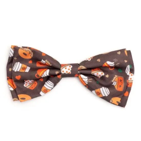 The Worthy Dog Pumpkin Spice Bow Tie Accessory image {3}