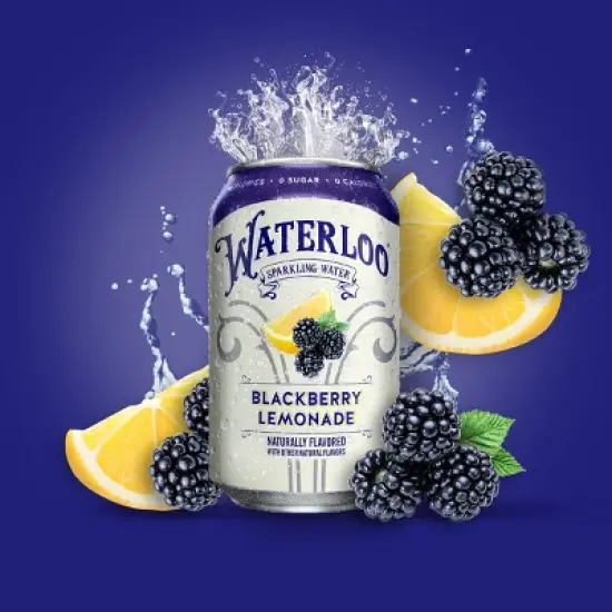 Waterloo Blackberry Lemonade Sparkling Water - 8pk/12 fl oz Cans image {4}