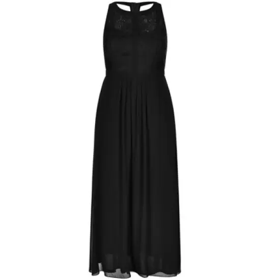 Women's Plus Size Paneled Bodice Maxi Dress - black | CITY CHIC image {2}