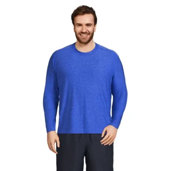 Lands' End Men's Long Sleeve Swim Tee Rash Guard image {7}