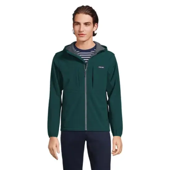 Lands' End Men's Softshell Stretch Fleece Jacket image {6}