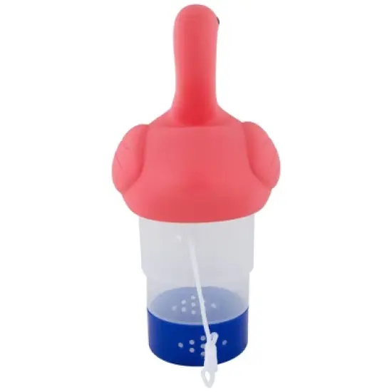 Swimline 12" Pink Flamingo Floating Pool Chlorine Dispenser image {4}