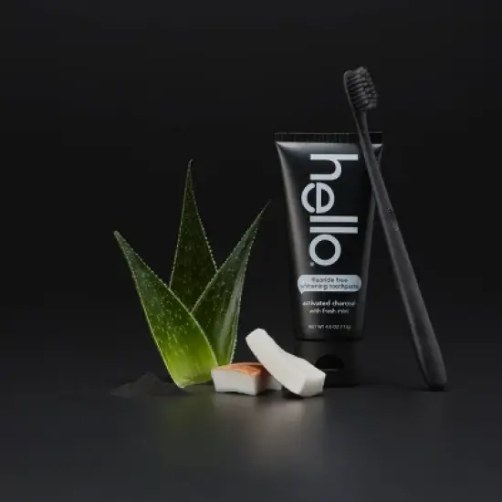 hello Charcoal Fluoride-Free Whitening Toothpaste - Fresh Mint - 4oz image {10}