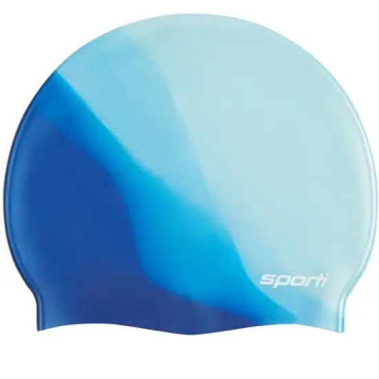 Sporti Multi Color Silicone Swim Cap image {8}