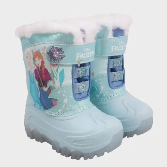 Toddler Girls' Frozen Winter Boots - Blue image {4}