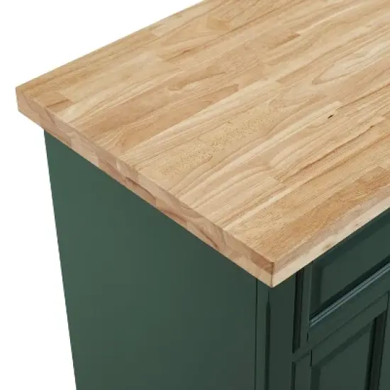 Madison Kitchen Island/Cart Emerald Green - Crosley image {12}