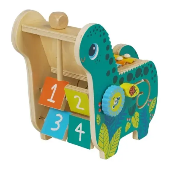 Manhattan Toy Wooden Dinosaur Toddler and Preschool Musical Instrument and Activity Toy with Xylophone, Sawtooth Ridges and Solo Mallet image {7}