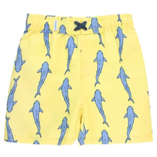 RuggedButts Baby Boys Jawsome Swim Trunks image {3}