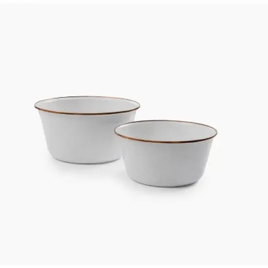 Barebones  Enamel Mixing Bowl Set image {1}