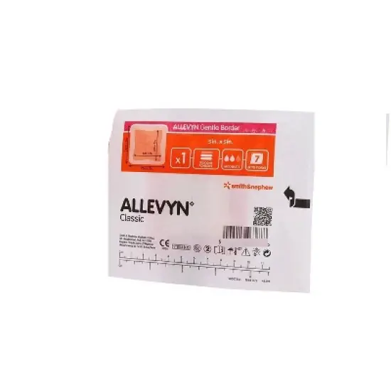 Allevyn Gentle Border Dressing, 5x5 Inches, 10 count image {4}