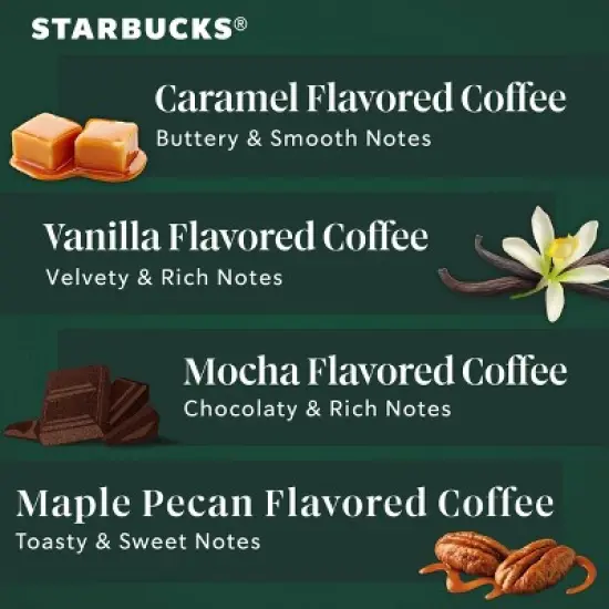 Starbucks Naturally Flavored Variety Pack Keurig K-Cup Coffee Pods  - 42ct image {3}