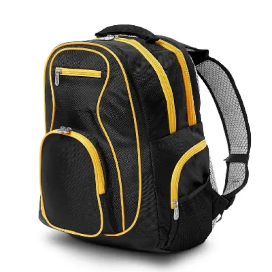 NBA Golden State Warriors Colored Trim 19" Laptop Backpack image {3}