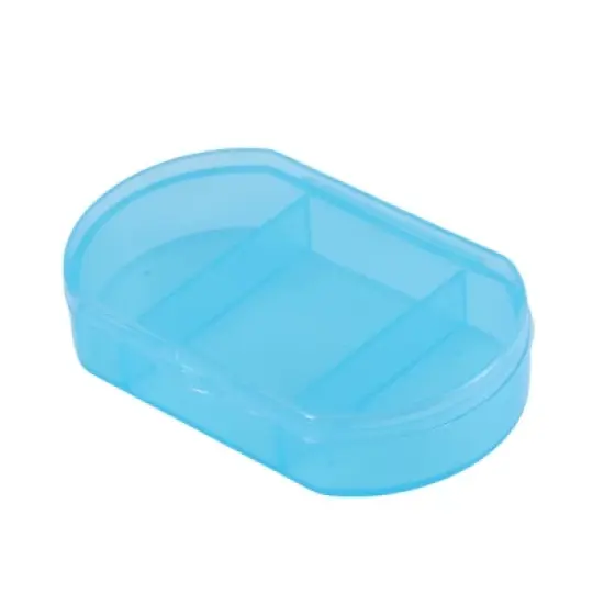 Unique Bargains 3 Compartments Pill Case 1 Pc image {8}
