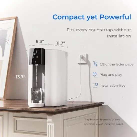 Waterdrop CoreRO Countertop Reverse Osmosis System with Extra 1 C1RF Filter image {6}