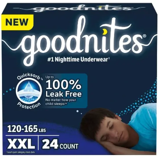 GoodNites Briefs Disposable Training Pants Super Pack - XXL - Boy - 24ct image {11}