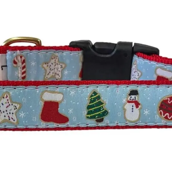 Midlee Christmas Sugar Cookie Dog Collar- Made in The USA image {2}