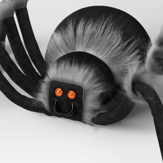 6' Plush Spider with Jewel Eyes Halloween Decorative Prop - Hyde and EEK! Boutique&trade; image {2}