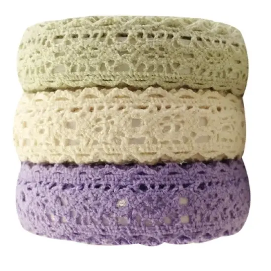 Wrapables Decorative Lace Tape (Set of 3) image {3}