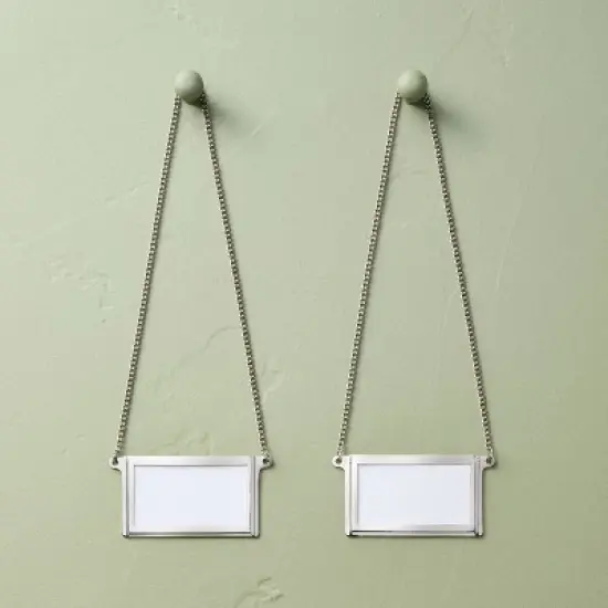 2pk Stainless Steel Name Markers - Hearth & Hand&trade; with Magnolia image {3}