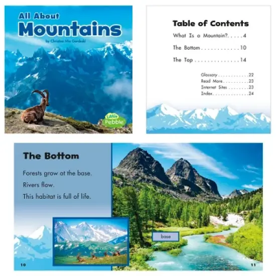 Little Pebble Habitats Book Set, Set of 8 image {1}